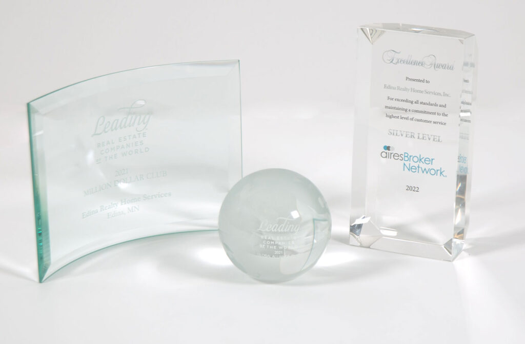 Photo of relocation crystal awards